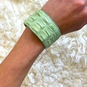 Blair’s belts alligator bracelet